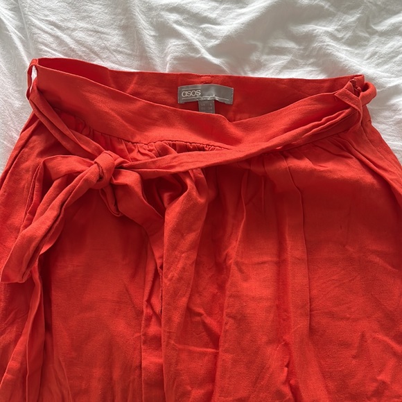 ASOS Linen-Cotton Midi Skirt - Picture 3 of 3